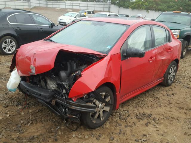 3N1AB6AP2CL661763 - 2012 NISSAN SENTRA 2.0 RED photo 2