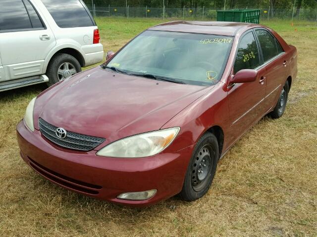 4T1BE32K34U295132 - 2004 TOYOTA CAMRY RED photo 2