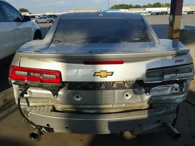 2G1FD1E35F9137515 - 2015 CHEVROLET CAMARO LT SILVER photo 6