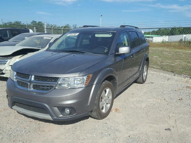 3C4PDCBG1CT236873 - 2012 DODGE JOURNEY GRAY photo 2