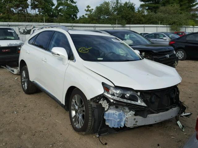 JTJBC1BA9D2053637 - 2013 LEXUS RX 450 WHITE photo 1