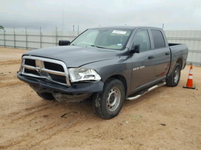 1D7RB1CPXBS523779 - 2011 DODGE RAM 1500 CHARCOAL photo 2