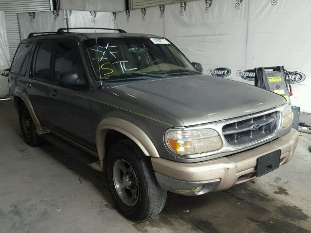 1FMDU34E6XZC00072 - 1999 FORD EXPLORER GREEN photo 1