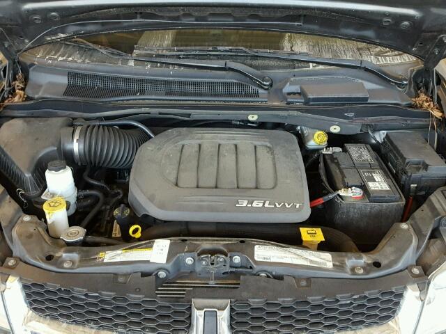 2C4RDGCG1CR141750 - 2012 DODGE GRAND CARA GRAY photo 7