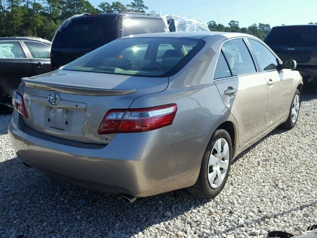 JTNBK46K473002678 - 2007 TOYOTA CAMRY NEW GOLD photo 4