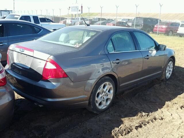 3FAHP0HA1BR251176 - 2011 FORD FUSION GRAY photo 4