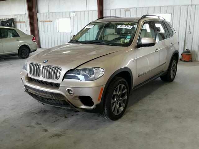 5UXZV4C53D0G56045 - 2013 BMW X5 XDRIVE3 ბეჟი ფოტო 2