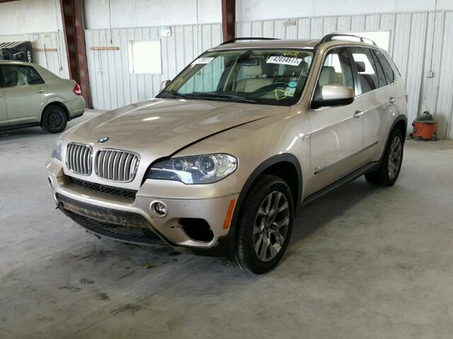 5UXZV4C53D0G56045 - 2013 BMW X5 XDRIVE3 BEIGE photo 2