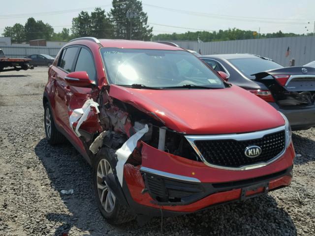 KNDPB3ACXE7609310 - 2014 KIA SPORTAGE B RED photo 1