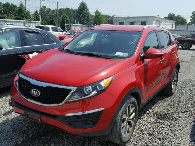 KNDPB3ACXE7609310 - 2014 KIA SPORTAGE B RED photo 2