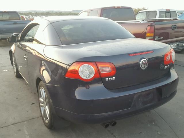 WVWFA71FX8V023108 - 2008 VOLKSWAGEN EOS LUX Чорний фото 3