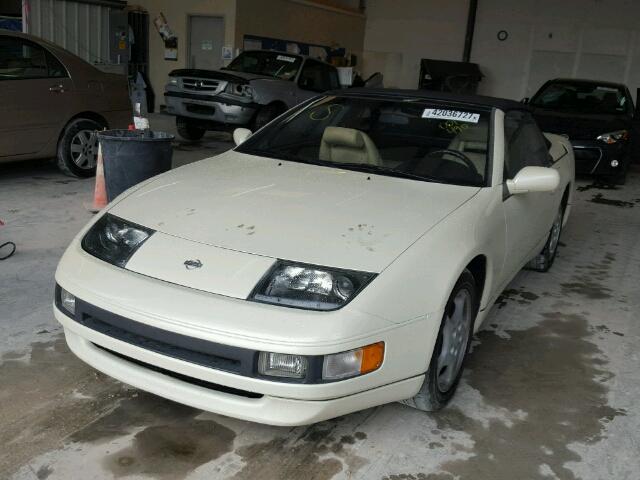 JN1RZ27H1PX001490 - 1993 NISSAN 300ZX WHITE photo 2