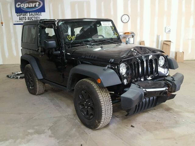 1C4AJWAG2EL271809 - 2014 JEEP WRANGLER S BLACK photo 1