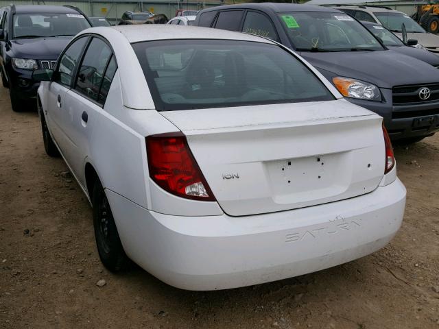1G8AF52F15Z111865 - 2005 SATURN ION LEVEL WHITE photo 3