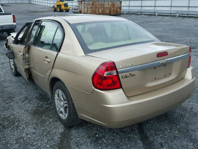 1G1ZS51F06F302680 - 2006 CHEVROLET MALIBU LS თაფლისფერი ფოტო 3