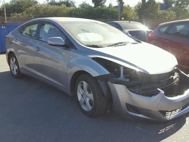 KMHDH4AE9DU725103 - 2013 HYUNDAI ELANTRA GL SILVER photo 1