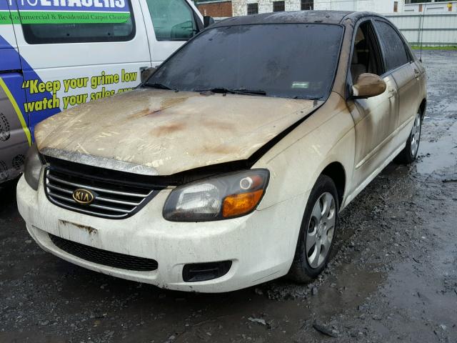 KNAFE222095646688 - 2009 KIA SPECTRA EX WHITE photo 2