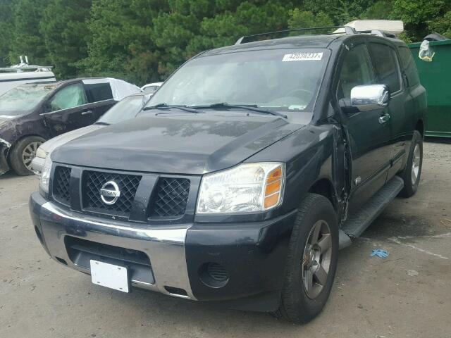 5N1AA08A87N707113 - 2007 NISSAN ARMADA BLACK photo 2