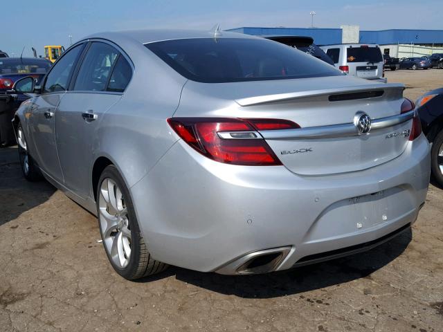 2G4GU5GX8E9226380 - 2014 BUICK REGAL GS 银色 照片 3
