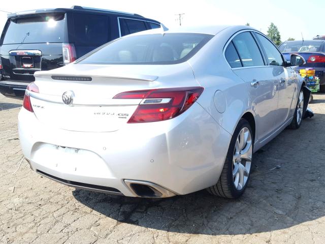 2G4GU5GX8E9226380 - 2014 BUICK REGAL GS 银色 照片 4