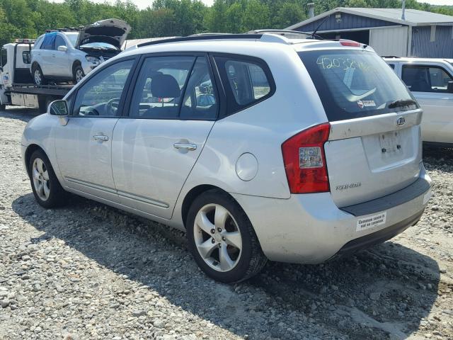 KNAFG526077090754 - 2007 KIA RONDO LX SILVER photo 3