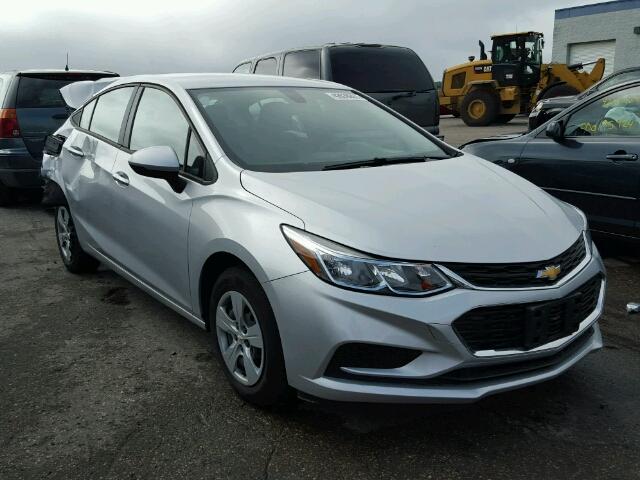 1G1BC5SM9H7217524 - 2017 CHEVROLET CRUZE SILVER photo 1