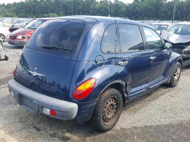 3C8FY4BB71T660600 - 2001 CHRYSLER PT CRUISER BLUE photo 4