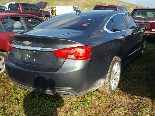 1G1165S37FU104650 - 2015 CHEVROLET IMPALA GRAY photo 4