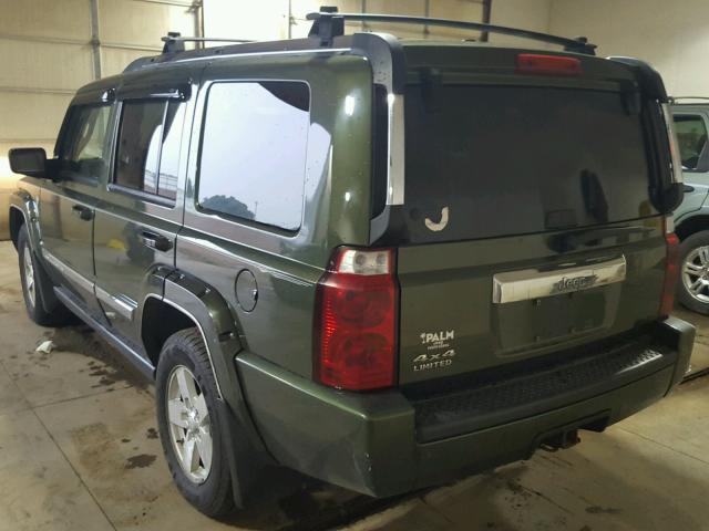 1J8HG58N66C339244 - 2006 JEEP COMMANDER GREEN photo 3