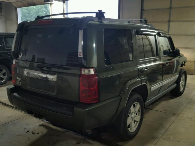 1J8HG58N66C339244 - 2006 JEEP COMMANDER GREEN photo 4