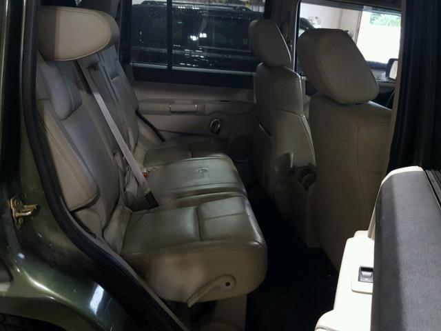 1J8HG58N66C339244 - 2006 JEEP COMMANDER GREEN photo 6