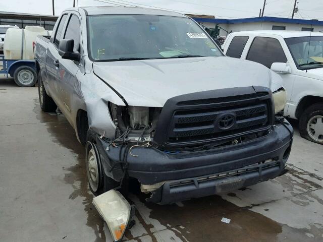 5TFRM5F18AX012480 - 2010 TOYOTA TUNDRA SILVER photo 1