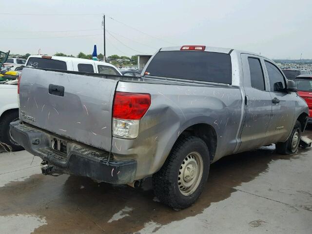 5TFRM5F18AX012480 - 2010 TOYOTA TUNDRA SILVER photo 4