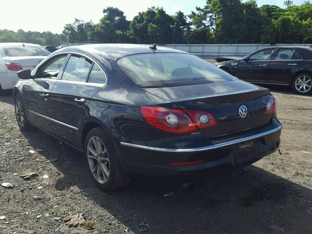 WVWHL73CX9E531487 - 2009 VOLKSWAGEN CC LUXURY BLACK photo 3