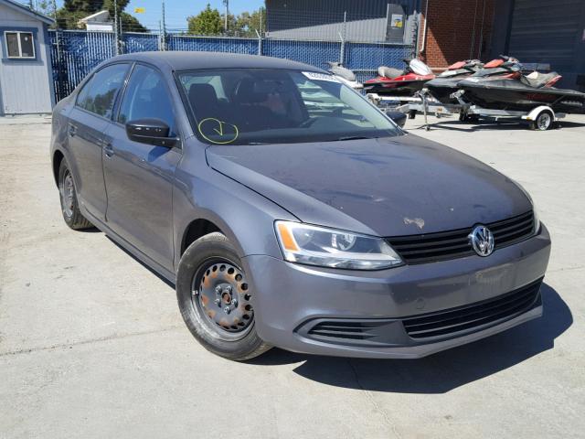 3VW2K7AJXBM044961 - 2011 VOLKSWAGEN JETTA BASE ნაცრისფერი ფოტო 1