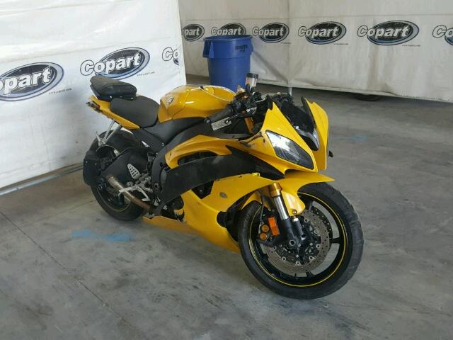 JYARJ16E18A001222 - 2008 YAMAHA YZFR6 YELLOW photo 1