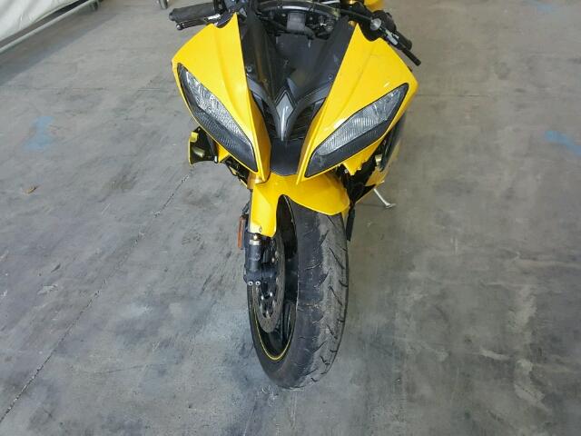 JYARJ16E18A001222 - 2008 YAMAHA YZFR6 YELLOW photo 9