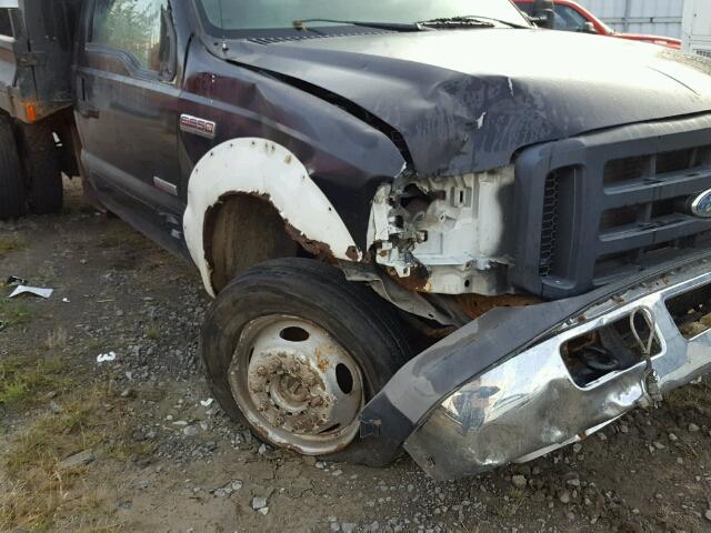 1FDAF57P66EA58320 - 2006 FORD F550 SUPER BLACK photo 9