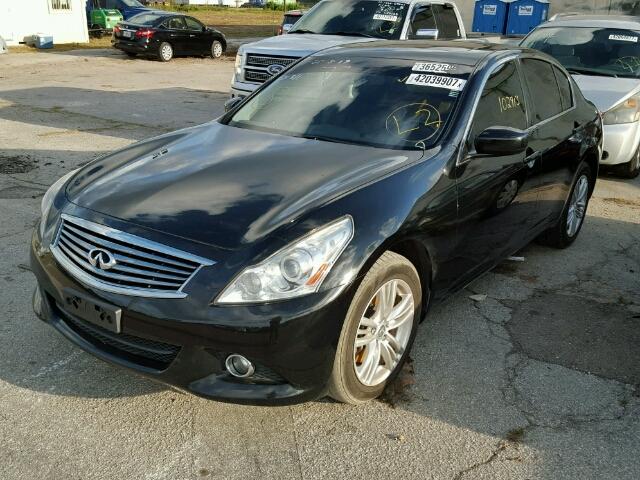 JN1CV6AR5DM354287 - 2013 INFINITI G37 BLACK photo 2