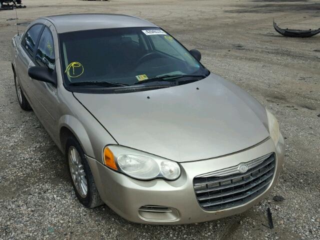 1C3EL46X85N692189 - 2005 CHRYSLER SEBRING TAN photo 1