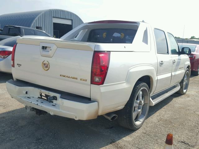 3GYEK62N04G142226 - 2004 CADILLAC ESCALADE E WHITE photo 4