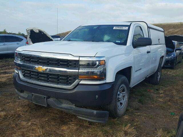 1GCNCNEC8GZ105257 - 2016 CHEVROLET SILVERADO WHITE photo 2