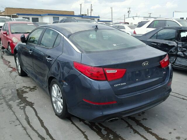 5XXGM4A71FG440127 - 2015 KIA OPTIMA LX BLUE photo 3