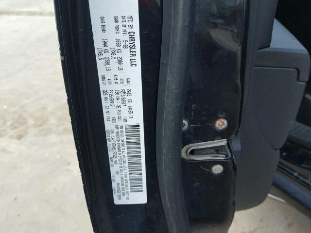 1J4FT47BX9D137625 - 2009 JEEP COMPASS SP BLACK photo 10