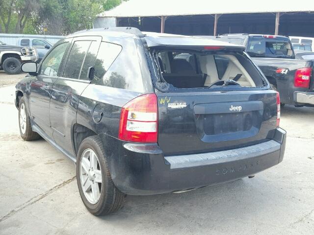 1J4FT47BX9D137625 - 2009 JEEP COMPASS SP BLACK photo 3