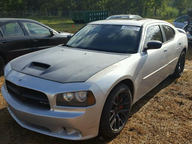 2B3KA73W77H685068 - 2007 DODGE CHARGER SR SILVER photo 2