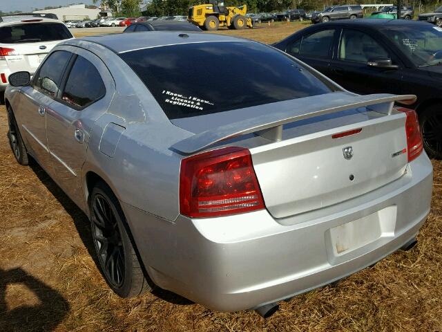 2B3KA73W77H685068 - 2007 DODGE CHARGER SR SILVER photo 3