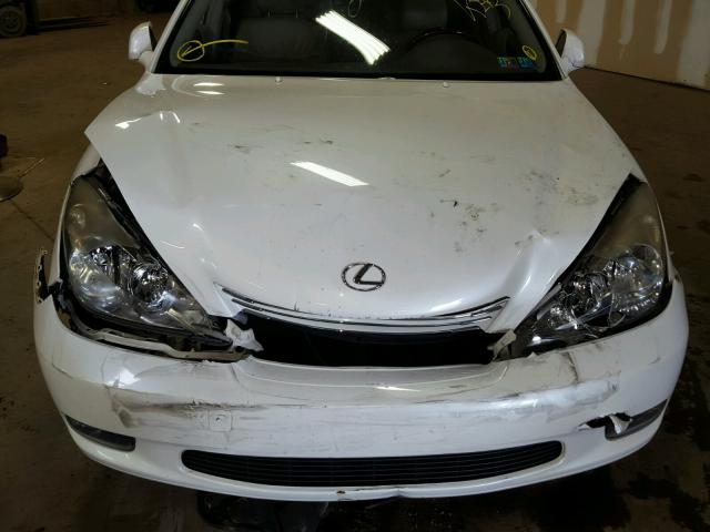 JTHBA30G645034164 - 2004 LEXUS ES 330 WHITE photo 7