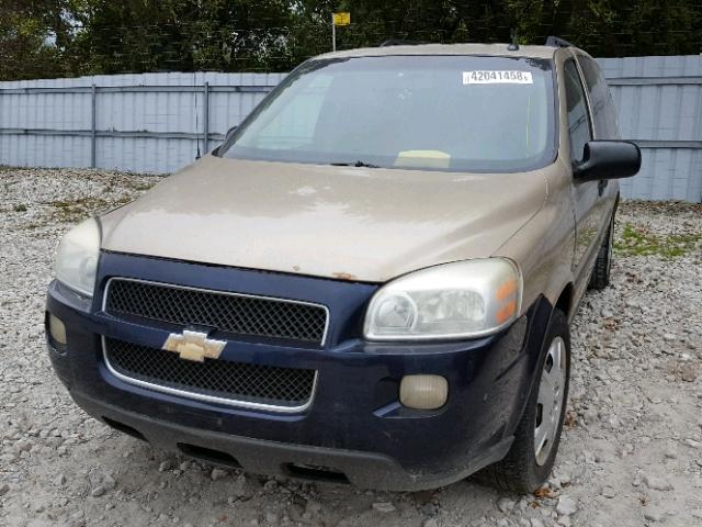 1GNDV23LX6D113273 - 2006 CHEVROLET UPLANDER L GOLD photo 2