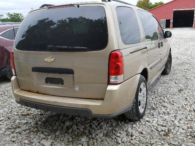 1GNDV23LX6D113273 - 2006 CHEVROLET UPLANDER L GOLD photo 4